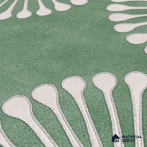 Floral Wall Tile TL 07245 B Plana 4004 Granula 1 ft x 1 ft Ceramic Matte Finish - 9 mm  | 2 mm Spacer is Mandatory | Please Expect a Slight Variation of Pattern (Sample)